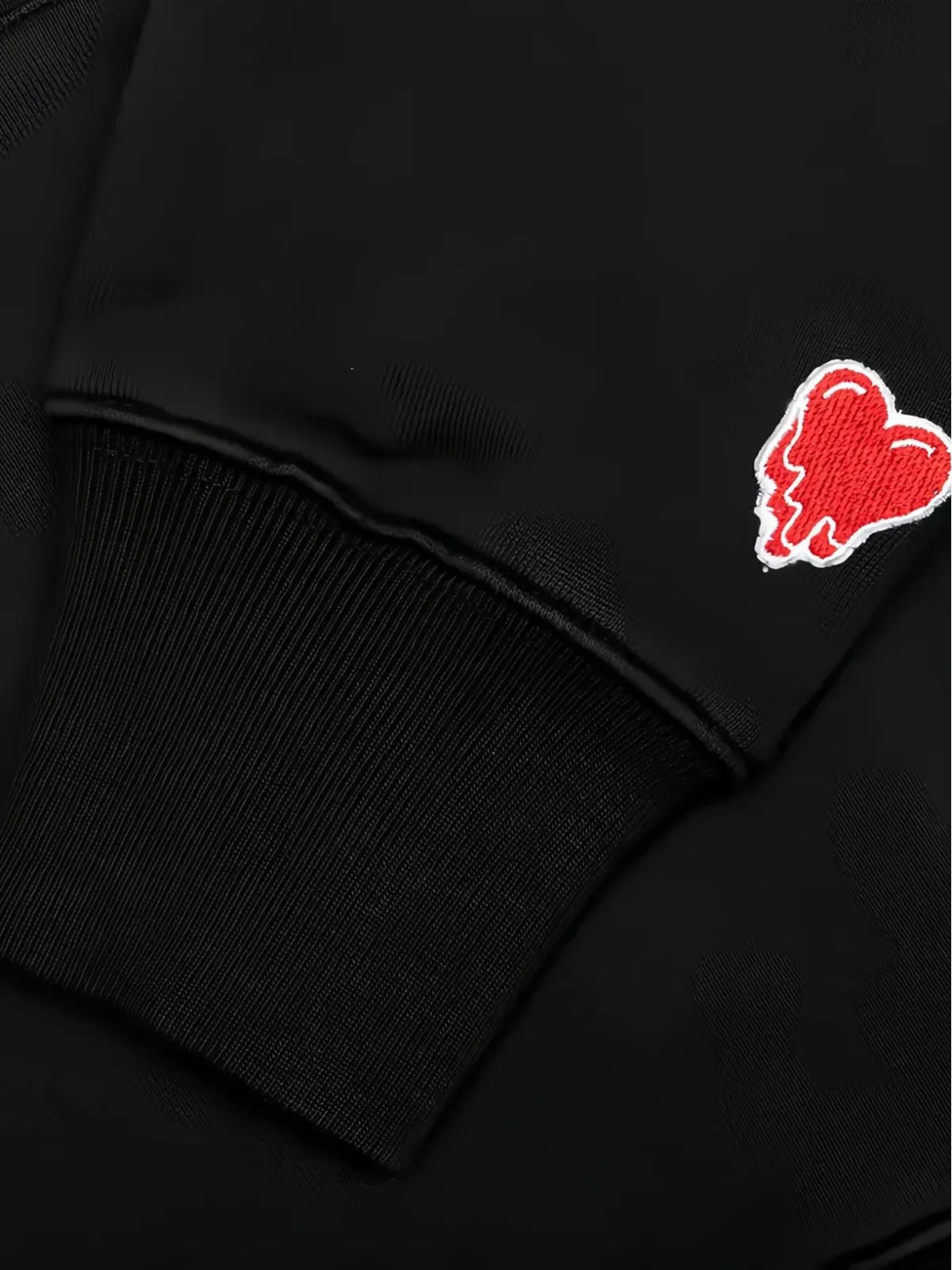 Emotionally Unavailable melting-heart ロゴ フーディー - 画像4