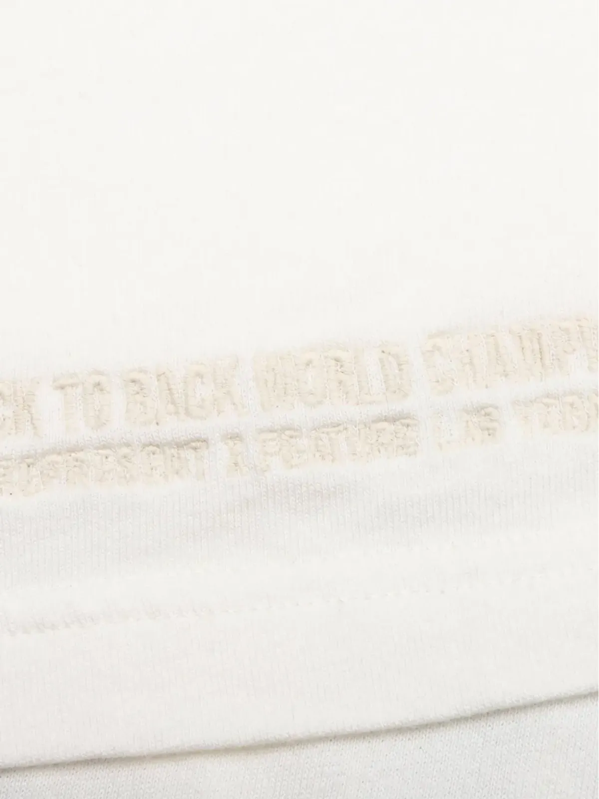 Represent x Feature multi-logo graphic T-shirt - White - 画像4
