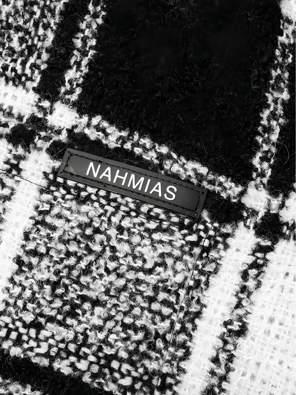 Nahmias フード付きチェック柄フランネルジャケット - 画像4