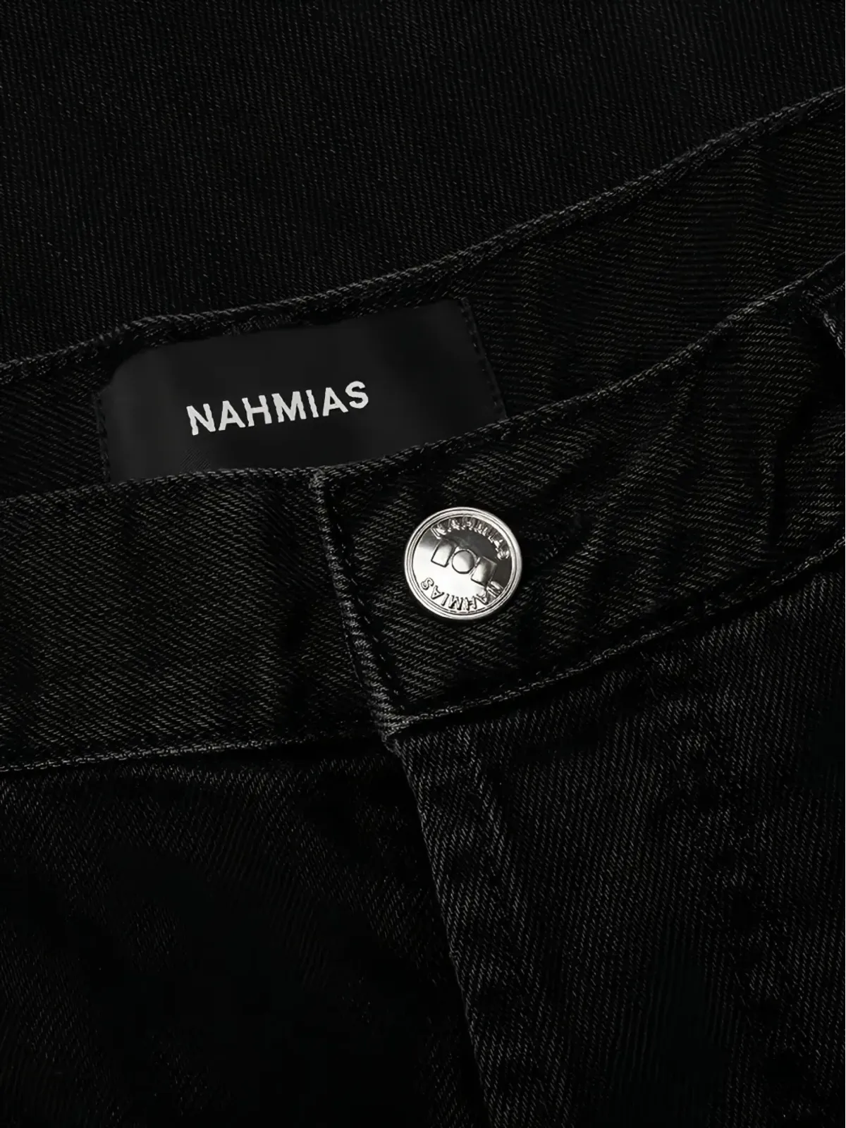 Nahmias ビーズ刺繍の太陽モチーフジーンズ - 画像3