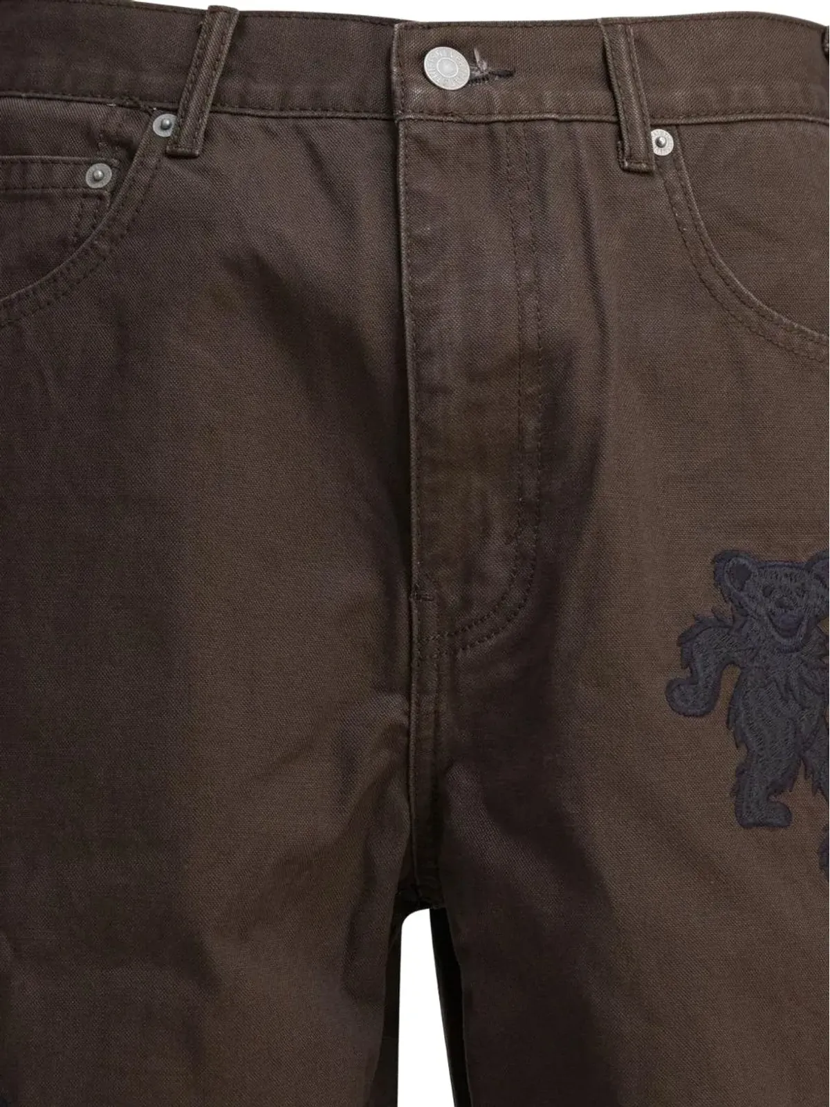 This Is Never That cotton trousers - Brown - 画像4