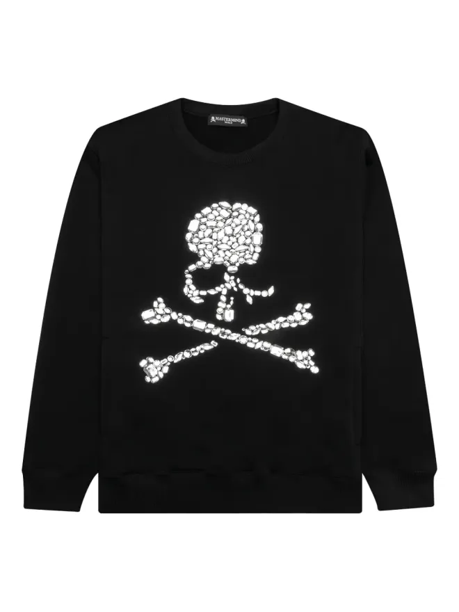 MASTERMIND WORLD Mastermind World スカル・クリスタル装飾スウェットシャツの商品画像