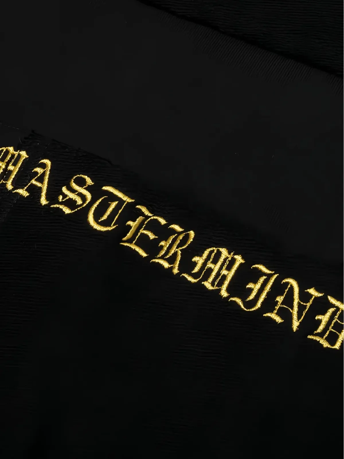 Mastermind Japan スカルパッチパネルデザインのフード付きパーカー - 画像5