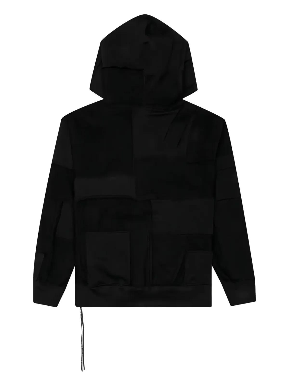 Mastermind Japan スカルパッチパネルデザインのフード付きパーカー - 画像2