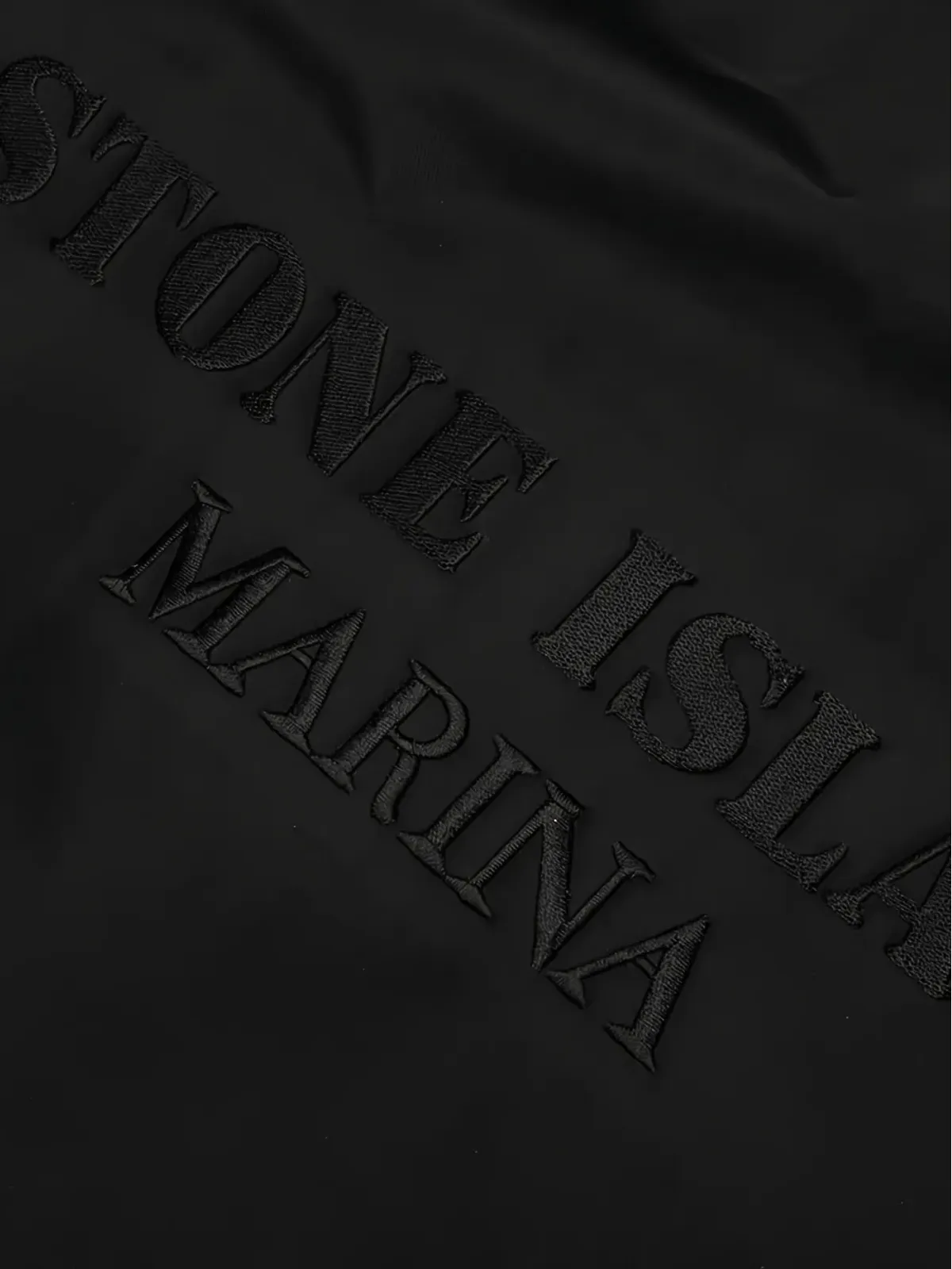 Stone Island embroidered-logo star-detail jacket - Black - 画像5
