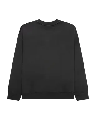 Awake NY embossed-logo crew-neck sweatshirt - Black - サムネイル2