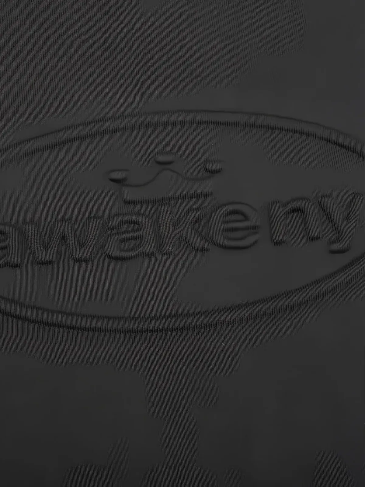 Awake NY embossed-logo crew-neck sweatshirt - Black - 画像3