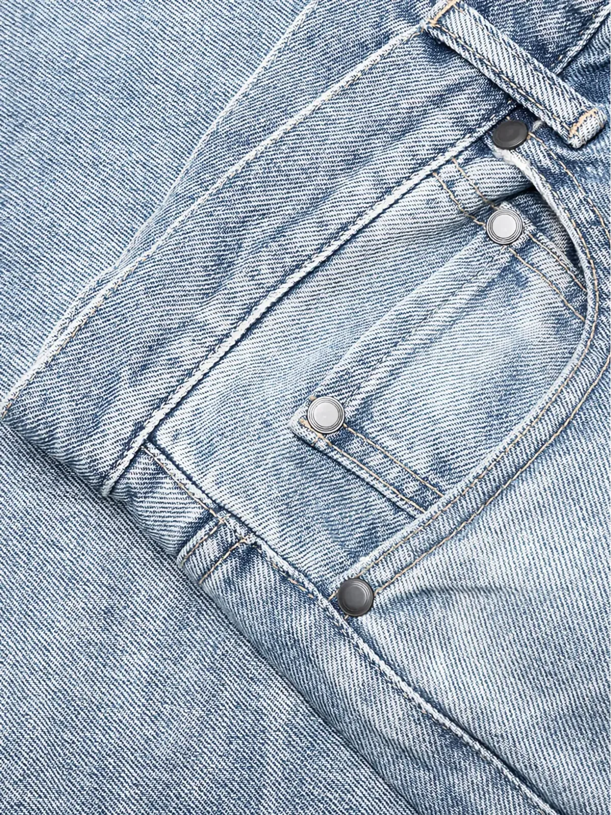 John Elliott カリブー ほつれ裾のブーツカットジーンズ - 画像3