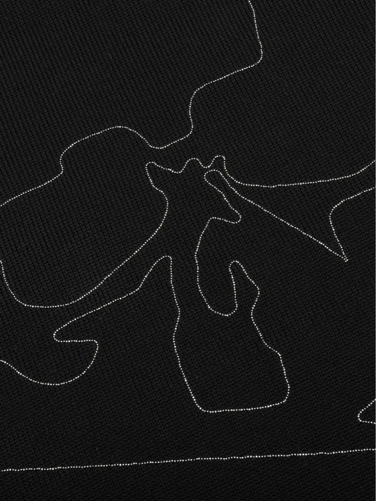 Mastermind World ドクロとクロスボーン刺繍セーター - 画像3
