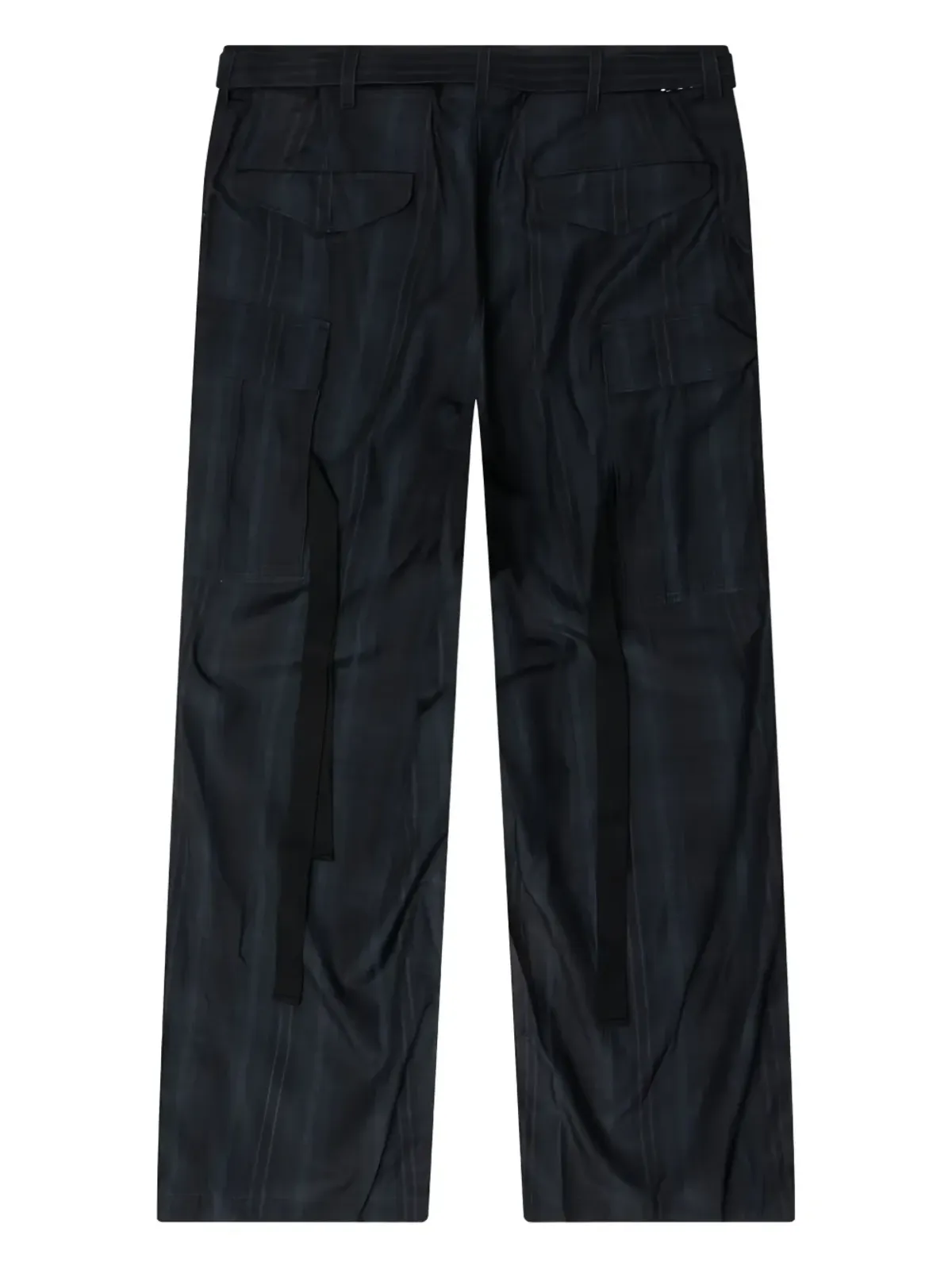 Sacai チェック柄バックル付きパンツ - 画像2