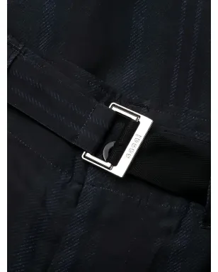 Sacai チェック柄バックル付きパンツ - サムネイル4