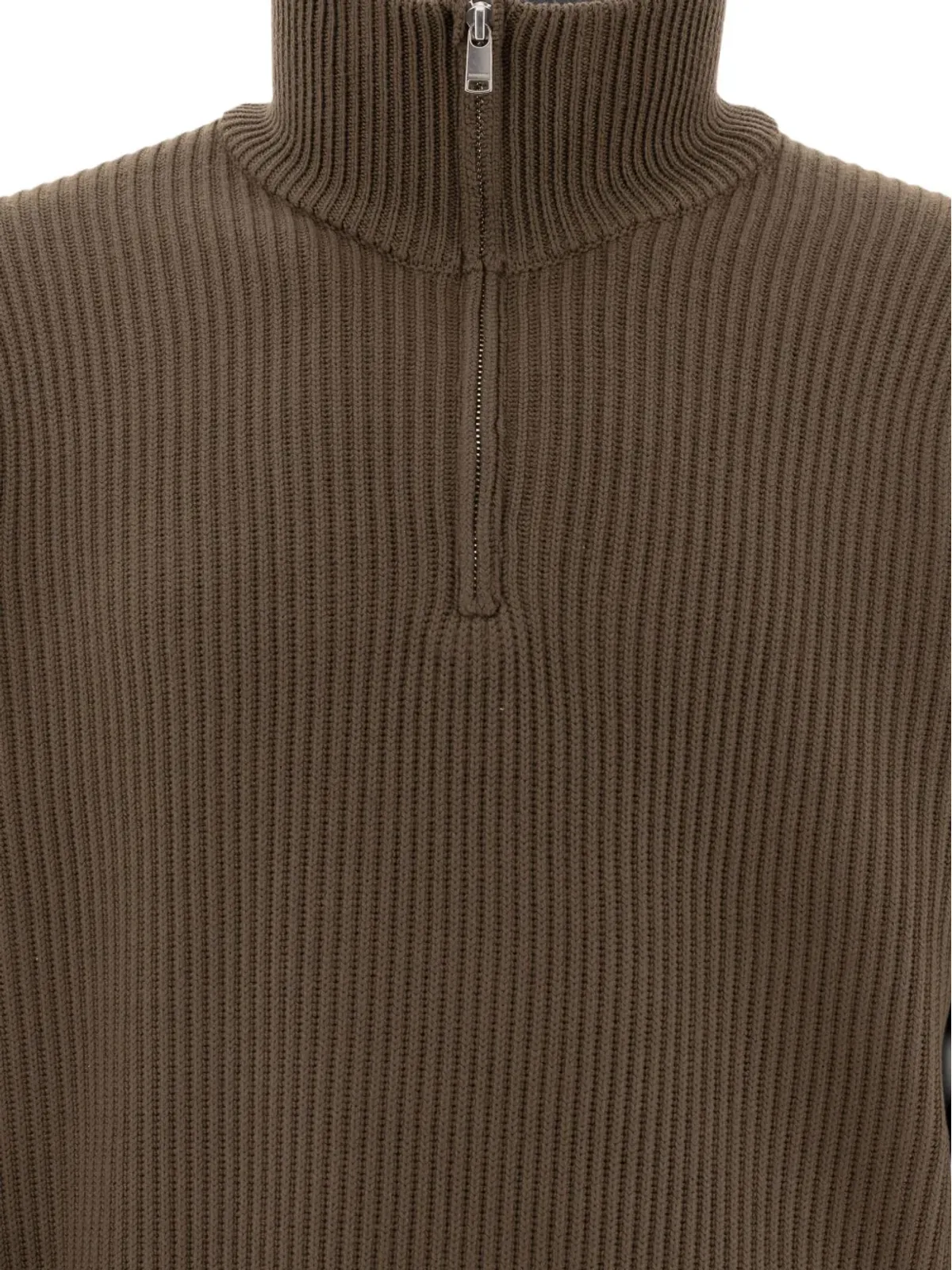 nonnative リブ編みジップネックセーター - 画像3