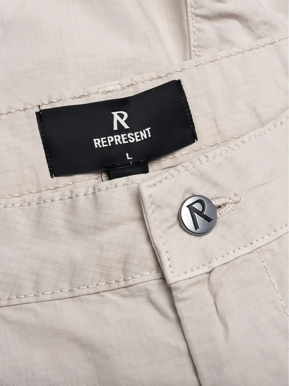 Represent - リネンカーゴショーツ - 画像5