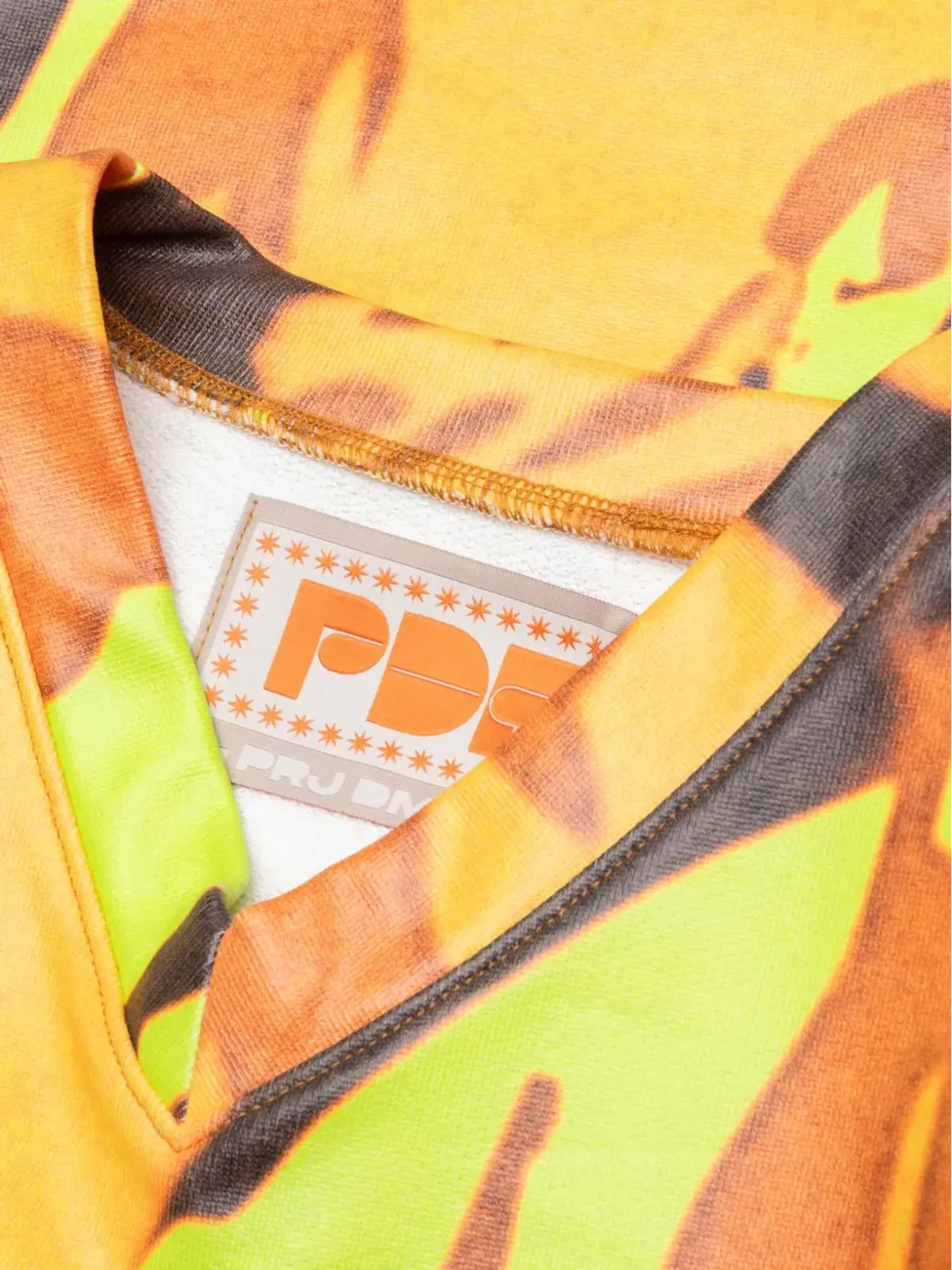 PDF カモフラージュ柄 ロングスリーブ Tシャツ - オレンジ - 画像3