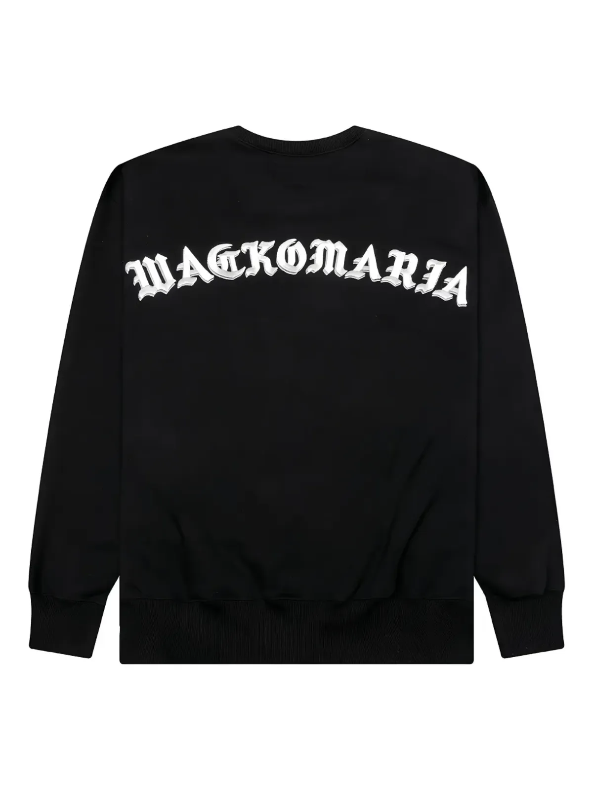 WACKO MARIA ミドルウェイト クルーネック 刺繍 スウェットシャツ - ブラック - 画像2