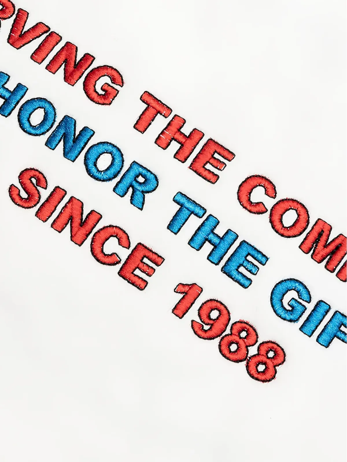 Honor The Gift オートアソシエーション刺繍ロゴフーディ - 画像3