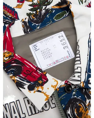 sacai レースカー・トロピカルプリントシャツ - サムネイル4