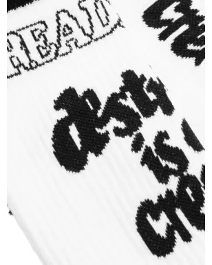 Readymade デストラクションプリントソックス - White - サムネイル2