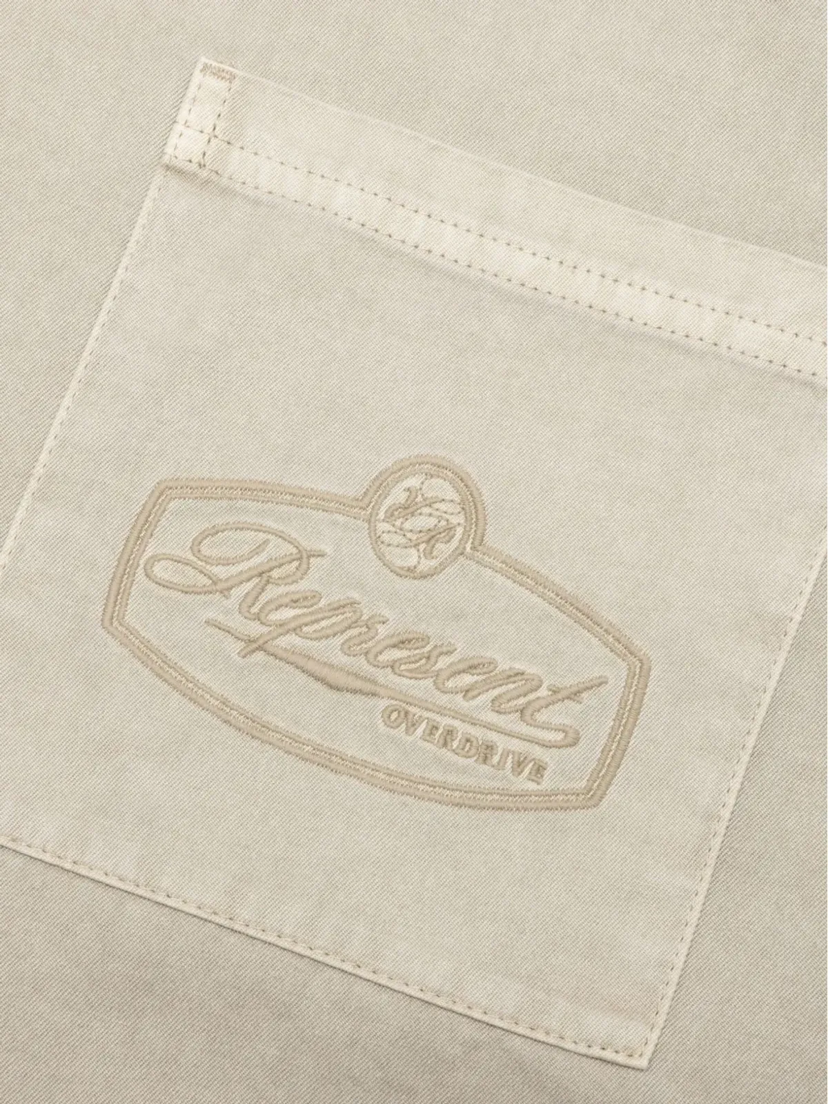 Represent ロゴ刺繍ショートスリーブシャツ - 画像3