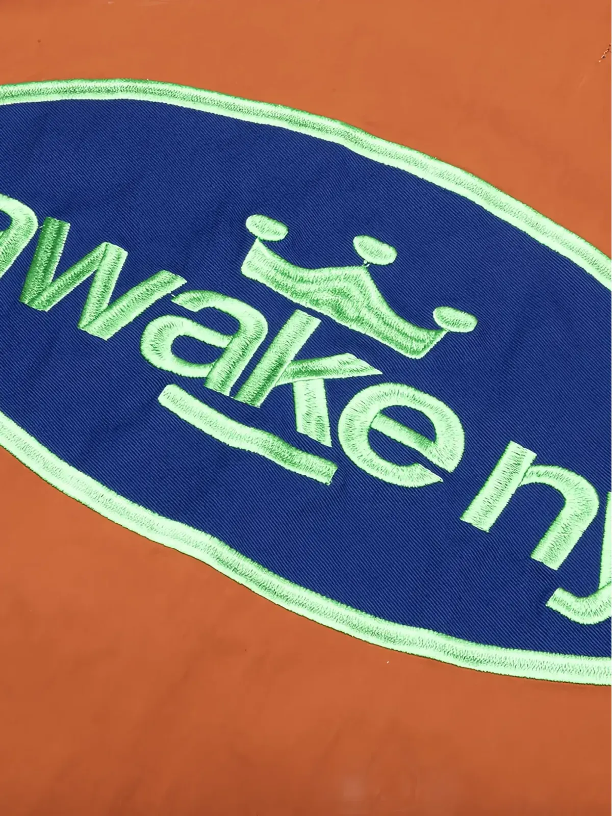 Awake NY オーバルロゴ ツイルジャケット - 画像3
