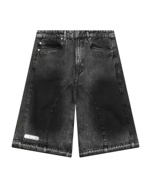 PDF プリーツパネルデニムショーツ - サムネイル1