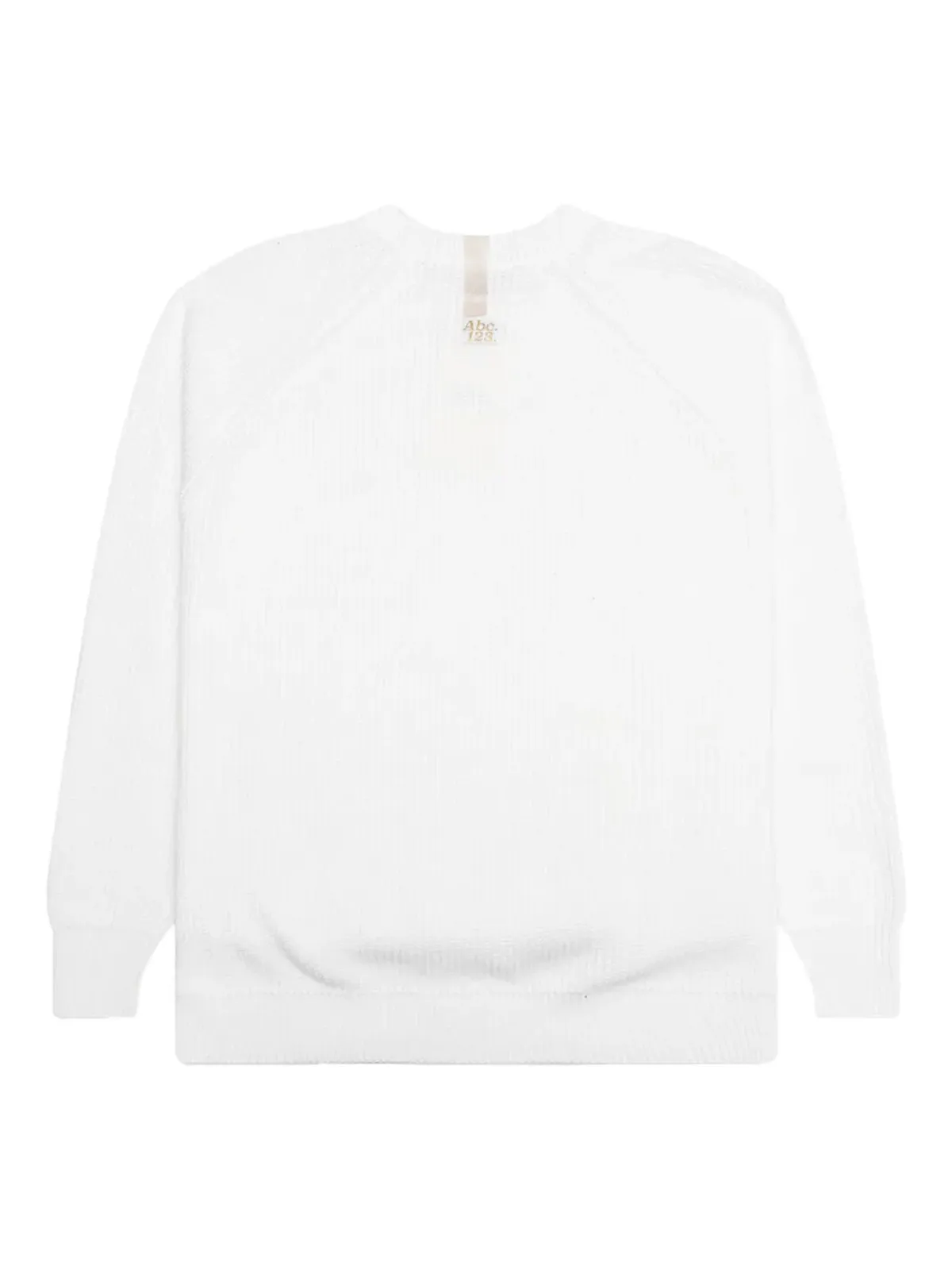 Advisory Board Crystals リブ編みクルーネックセーター - White - 画像2