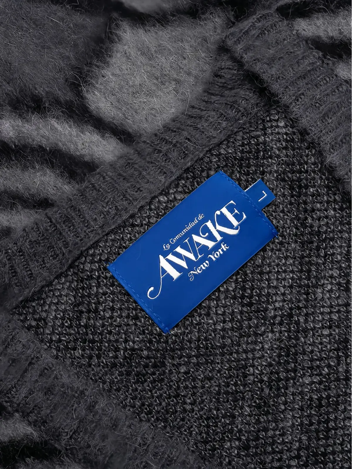 Awake NY パターン柄ジャカードカーディガン - 画像5