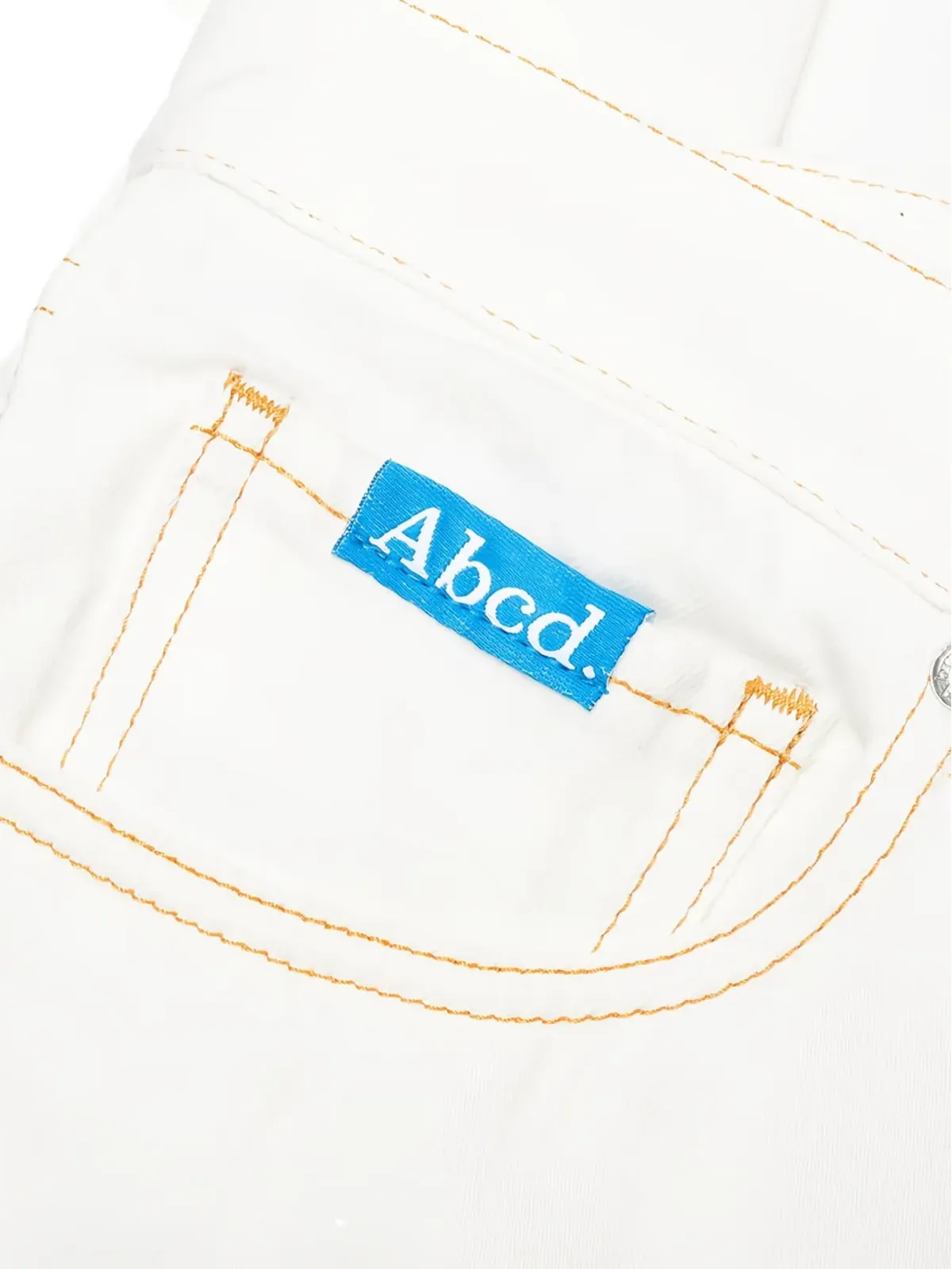 Advisory Board Crystals ロゴ刺繍ジーンズ - White - 画像5
