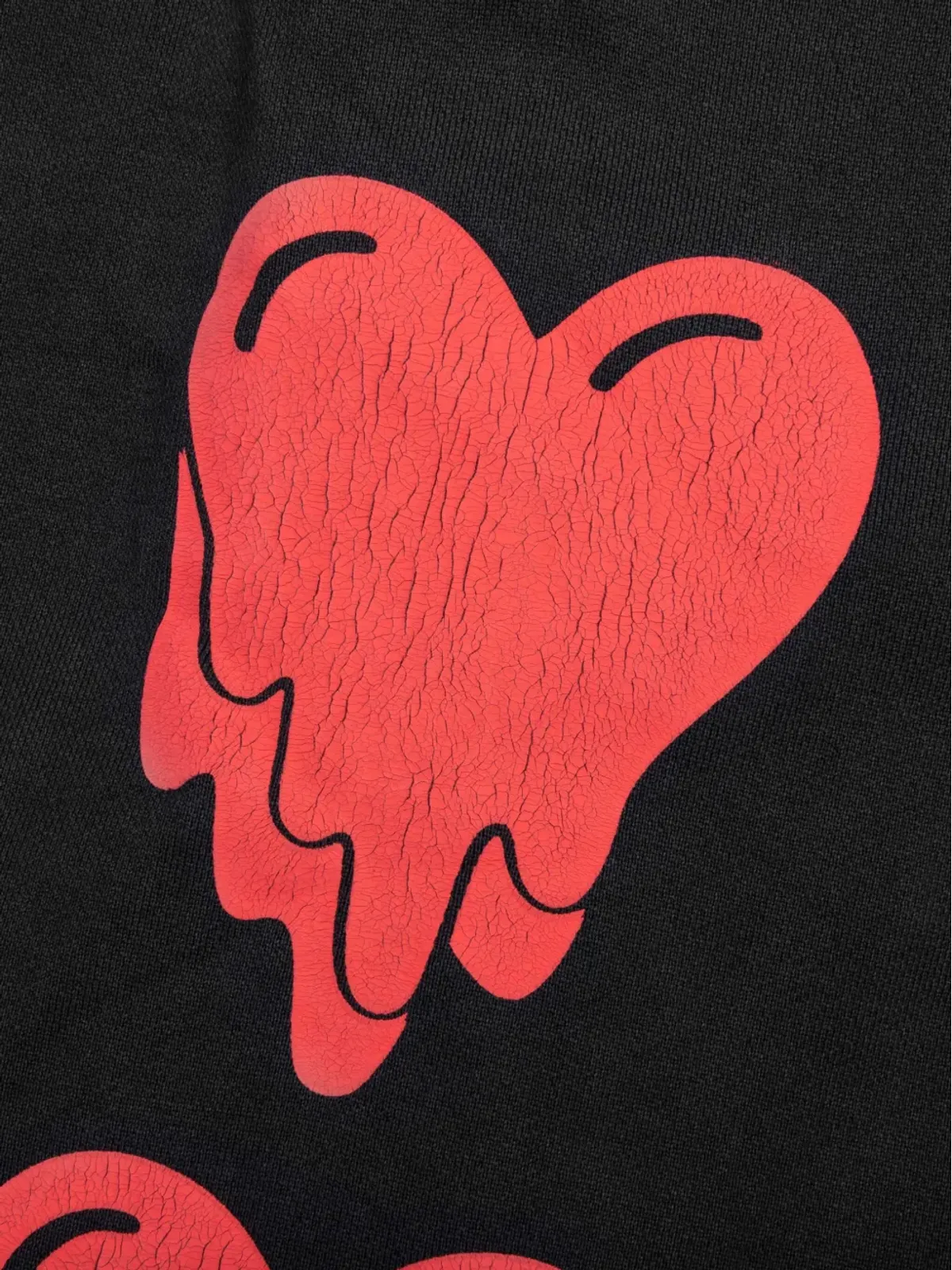 Emotionally Unavailable melting-heartロゴ入りスウェットパンツ - 画像5