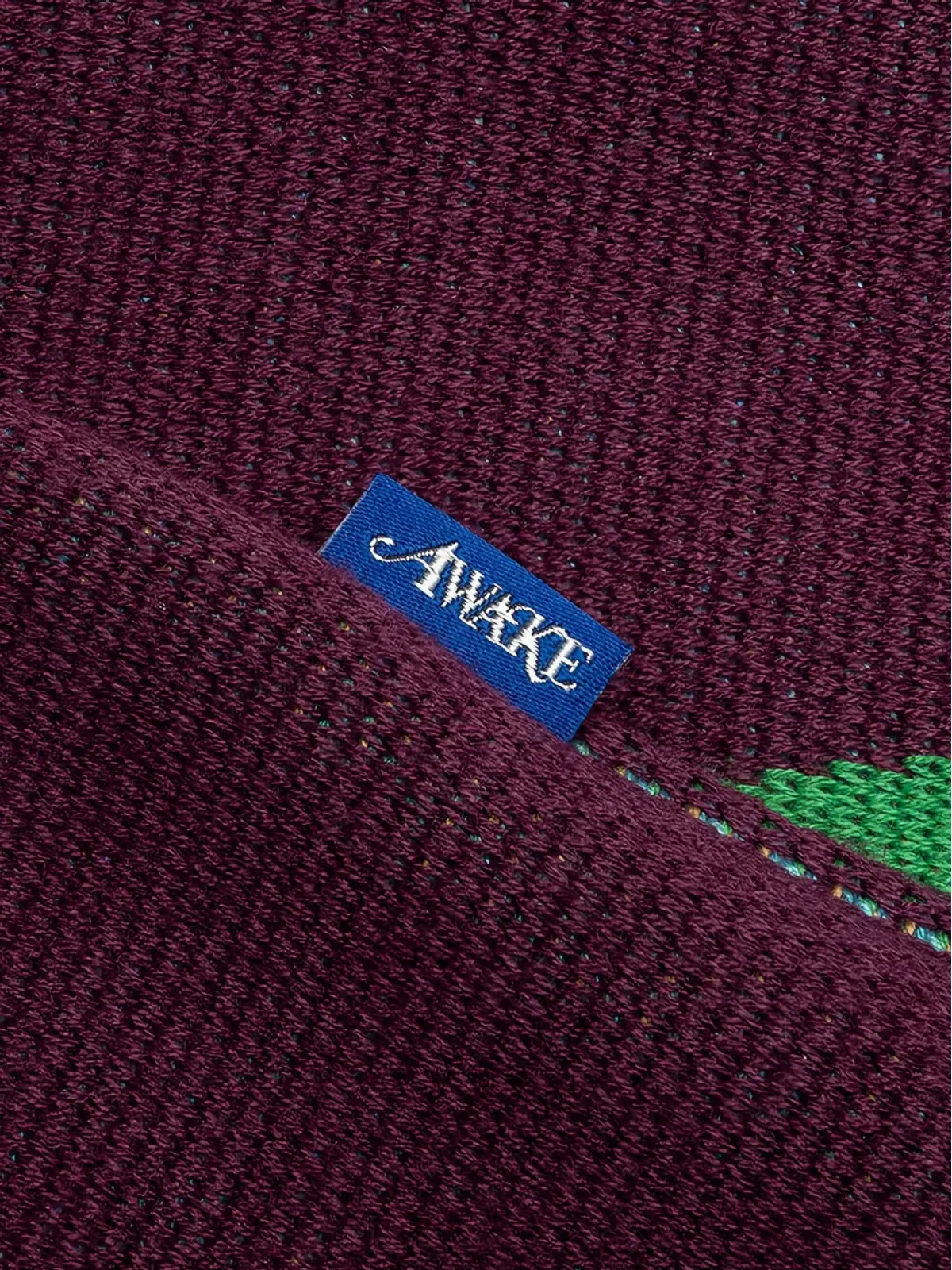 Awake NY 花柄インターシャセーター ベスト - 画像5