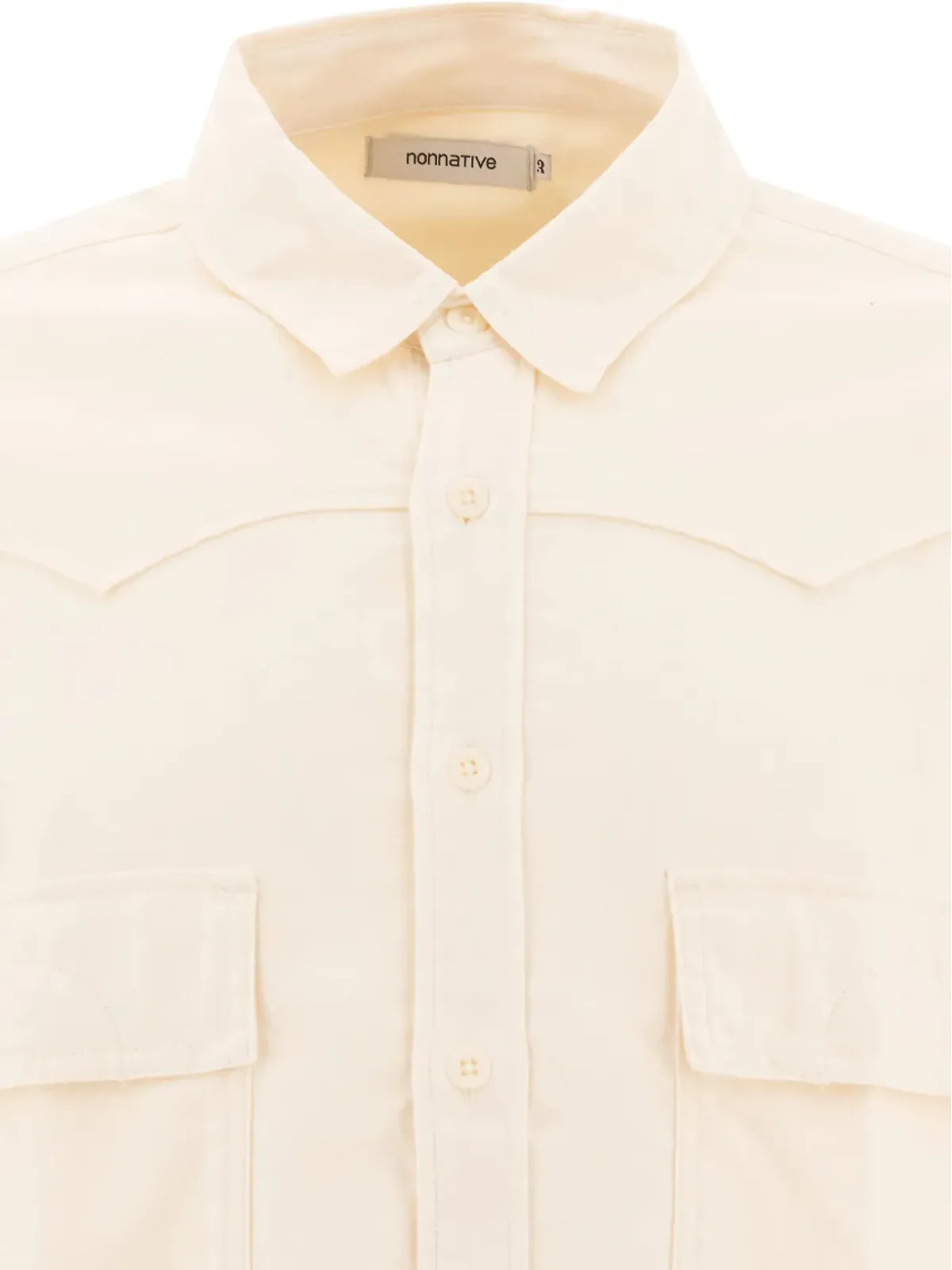 nonnative コットンとシルク混紡シャツ - Neutrals - 画像3