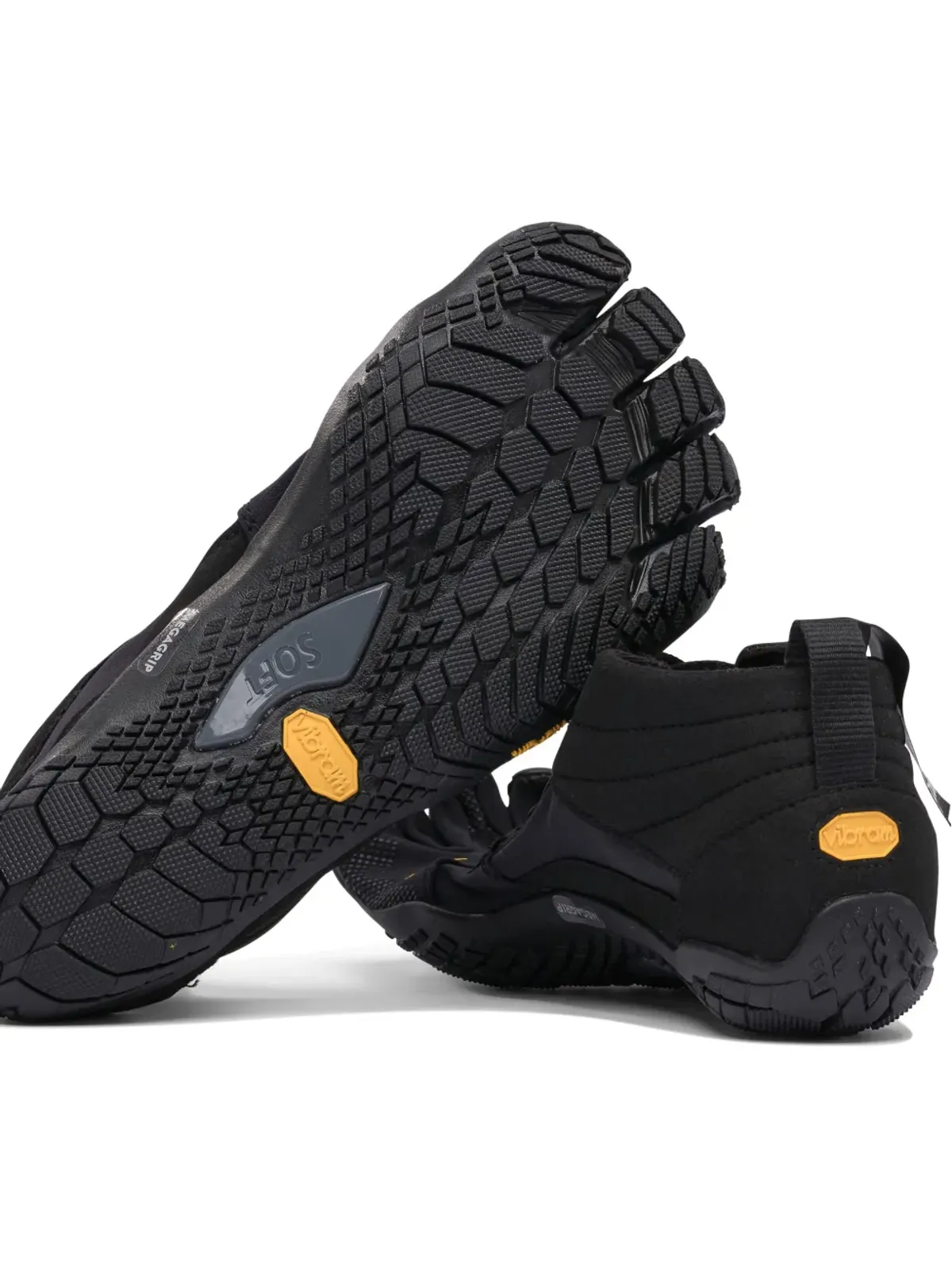 Vibram V-Trek レースアップ・トゥスニーカー ブラック - 画像4