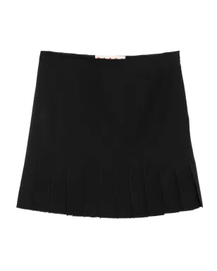 Marni プリーツウールミニスカート - サムネイル1