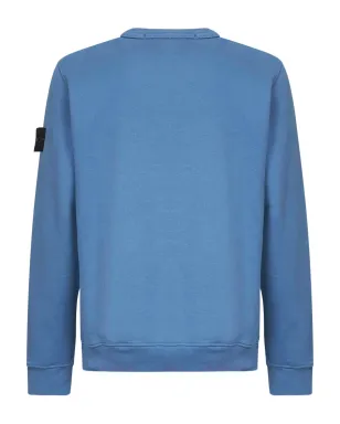 Stone Island リブ編みクルーネック スウェットシャツ ブルー - サムネイル2