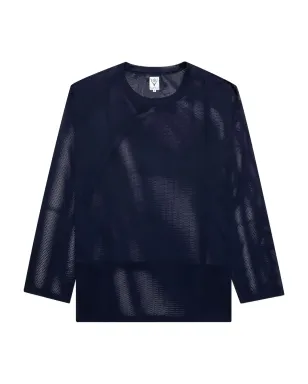 SOUTH2 WEST8 メッシュニット クルーネックTシャツ - サムネイル1