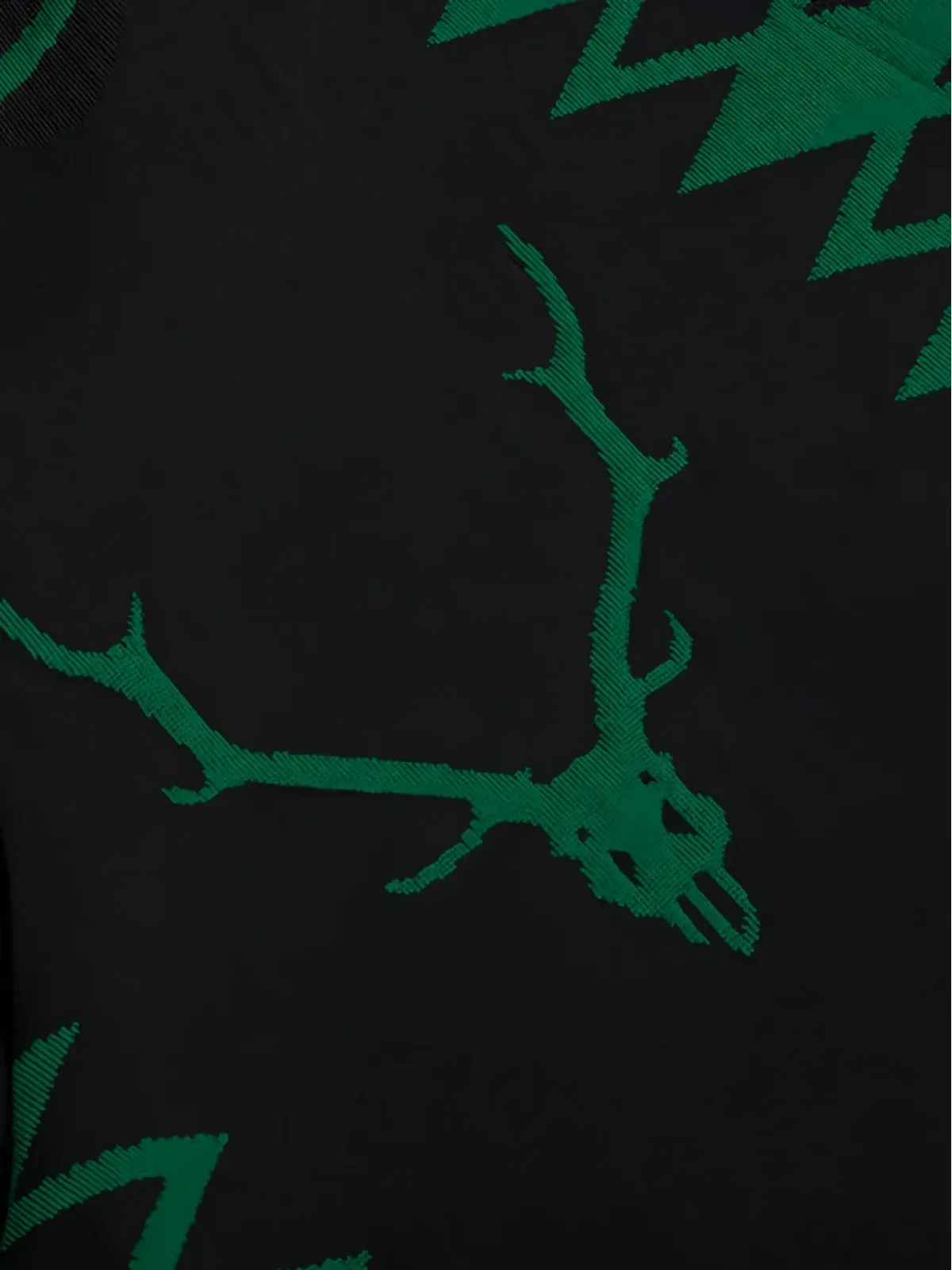 SOUTH2 WEST8 幾何学模様コーチジャケット ブラック - 画像5