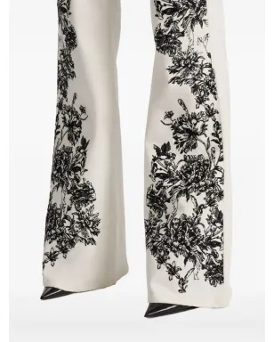 alice + olivia SB花柄プリントのフレアパンツ - サムネイル5