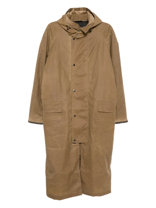 N.Peal N.Peal フード付きワックスライディングコートの商品画像