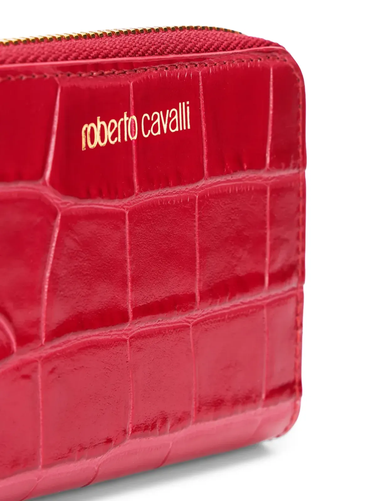 Roberto Cavalli エンボスドジップウォレット - 画像4