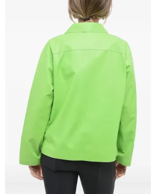 LOEWE エンボスロゴ レザーシャツ - サムネイル3