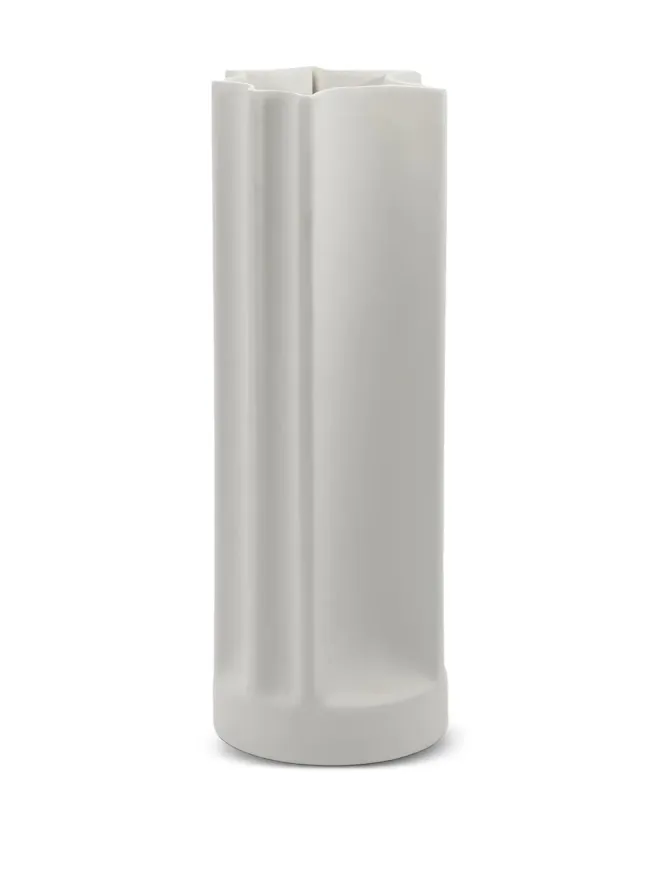 danese milano danese milano Bambú pleated star-shaped vase - Whiteの商品画像
