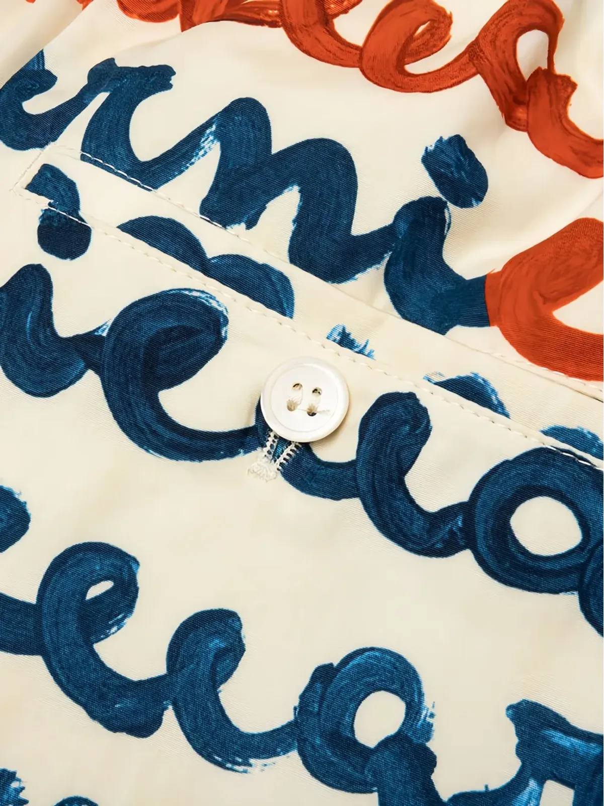 Marni ロゴプリント コットンショーツ - 画像2
