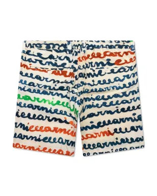 Marni ロゴプリント コットンショーツ - サムネイル4