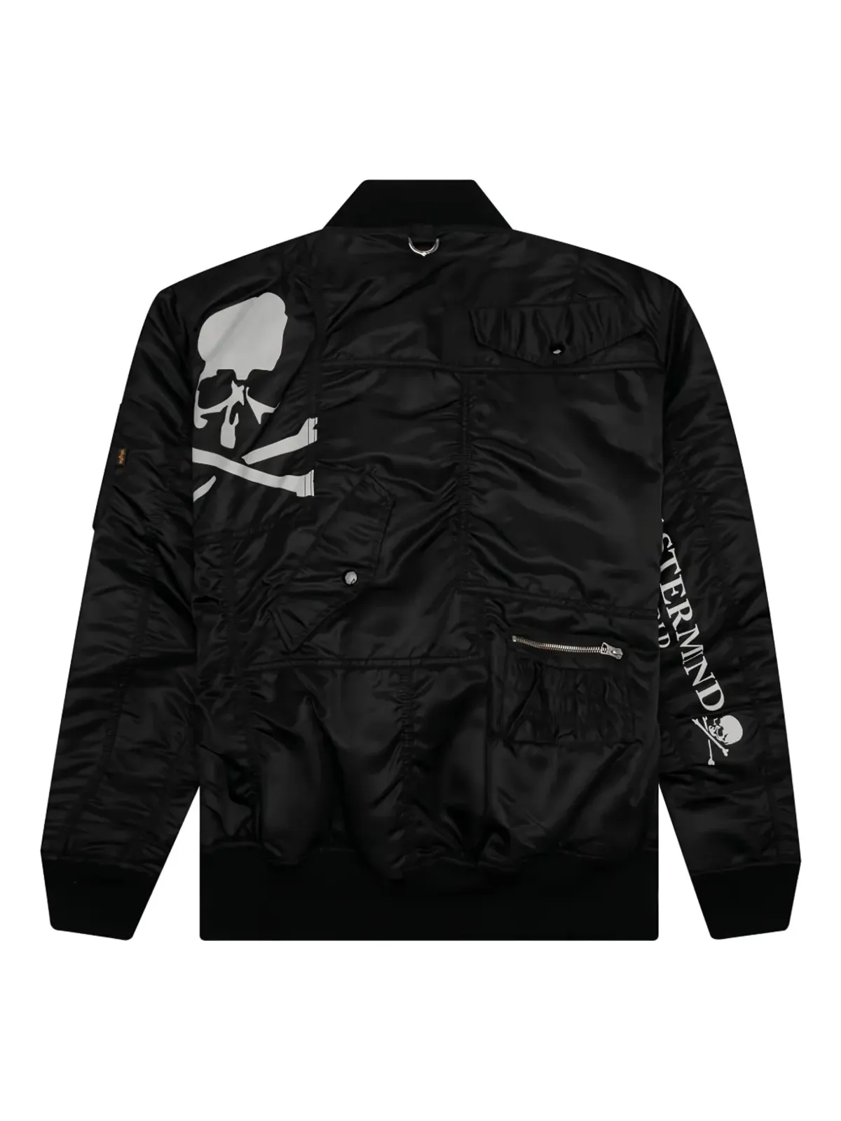 Mastermind Japan × Alpha Industries スカルパッチ MA-1 ボンバー ジャケット - 画像2