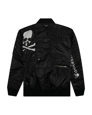 Mastermind Japan × Alpha Industries スカルパッチ MA-1 ボンバー ジャケット - サムネイル2