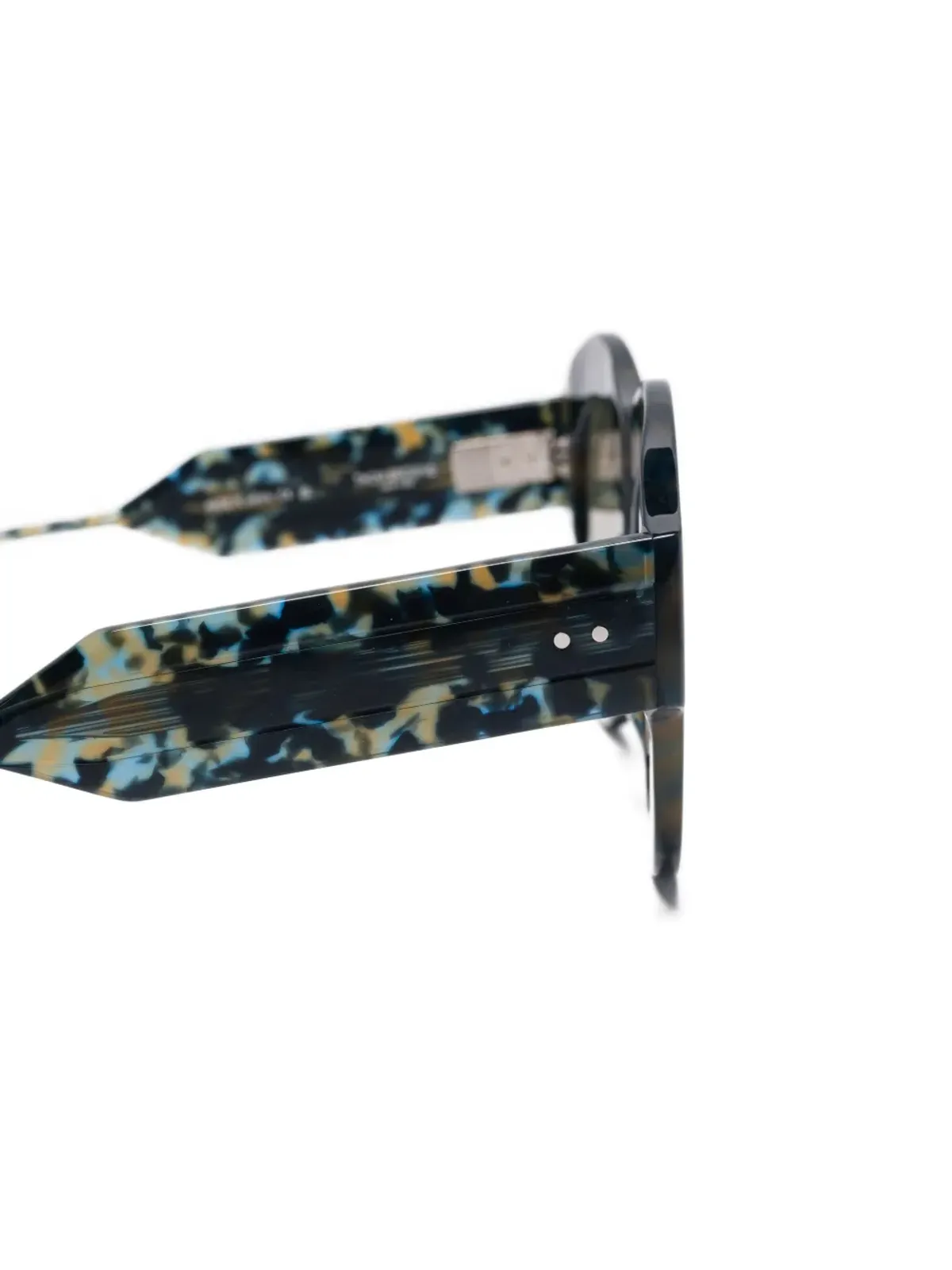 Thom Browne Eyewear べっ甲柄丸型サングラス - 画像3