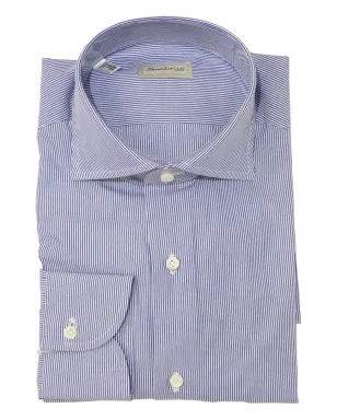 SARTORIO NAPOLI ストライプ柄コットンシャツ - サムネイル1