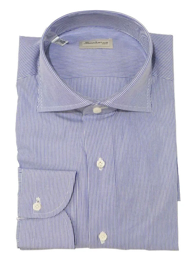 SARTORIO NAPOLI SARTORIO NAPOLI ストライプ柄コットンシャツの商品画像