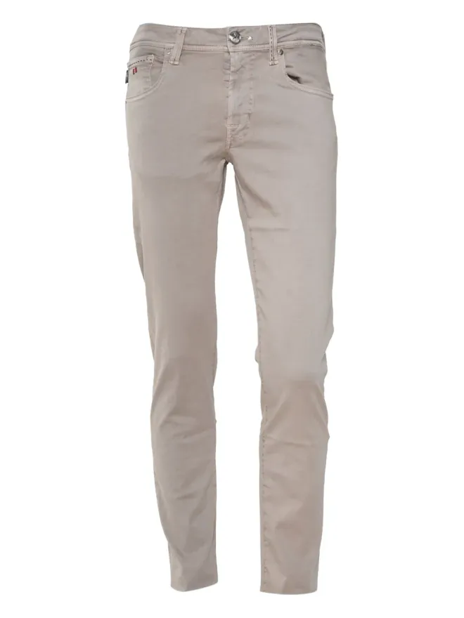 Sartoria Tramarossa Sartoria Tramarossa Michelangelo cotton trousers - Neutralsの商品画像