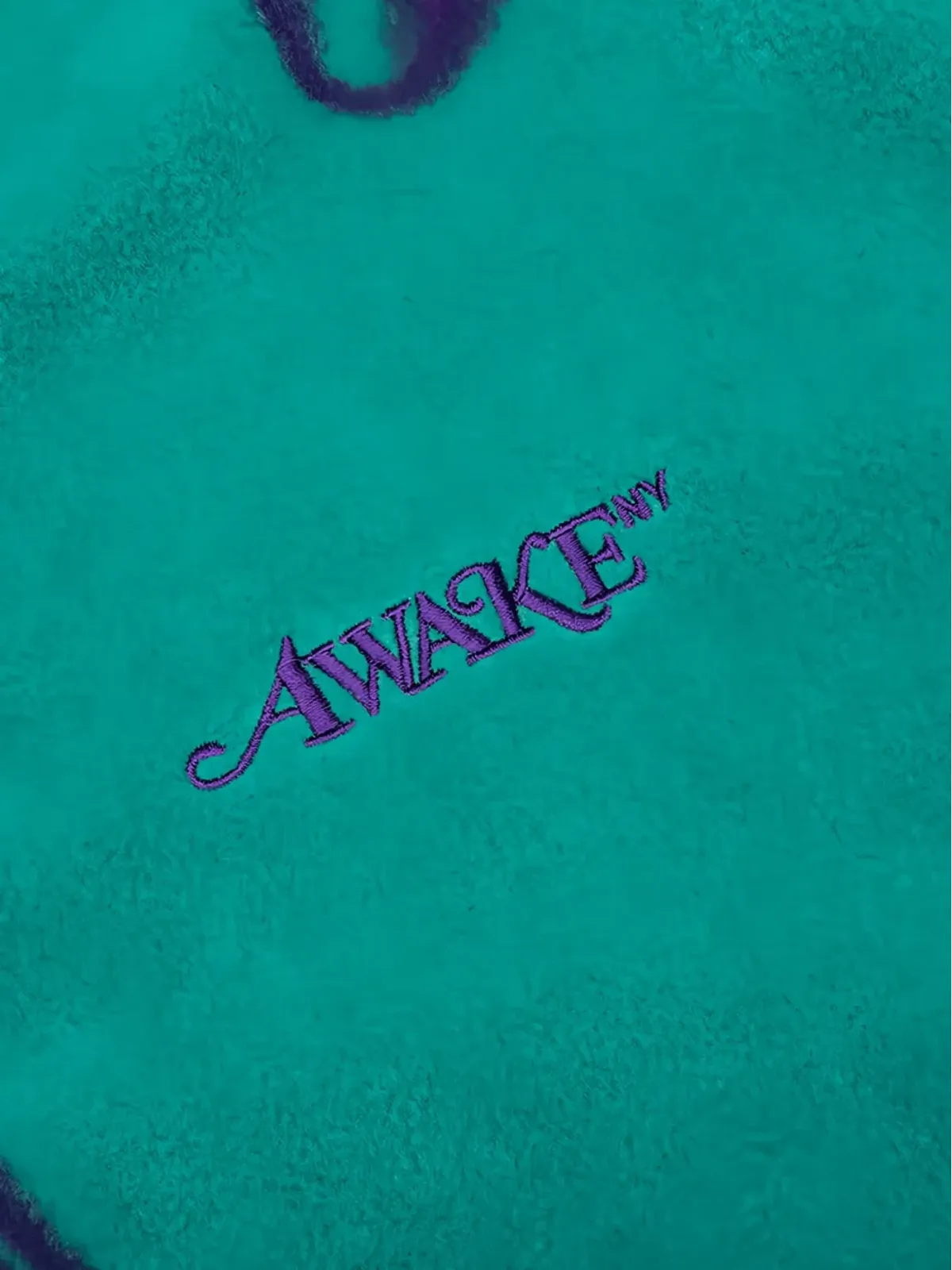 Awake NY ダイスプリント フリース クォータージップ スウェットシャツ - グリーン - 画像5